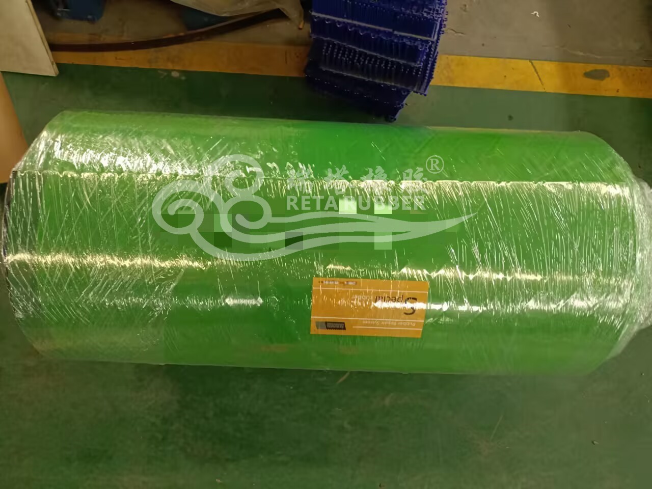 山西客戶定購(gòu)滾筒包膠膠板發(fā)貨